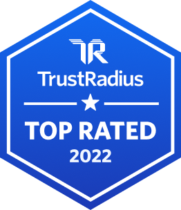 2022 Top Rated award from TrustRadius